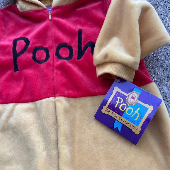 Pooh 100 Acre Collection Winnie the Pooh Bear Costume Bodysuit Baby Sz 12 Months - Picture 6 of 6